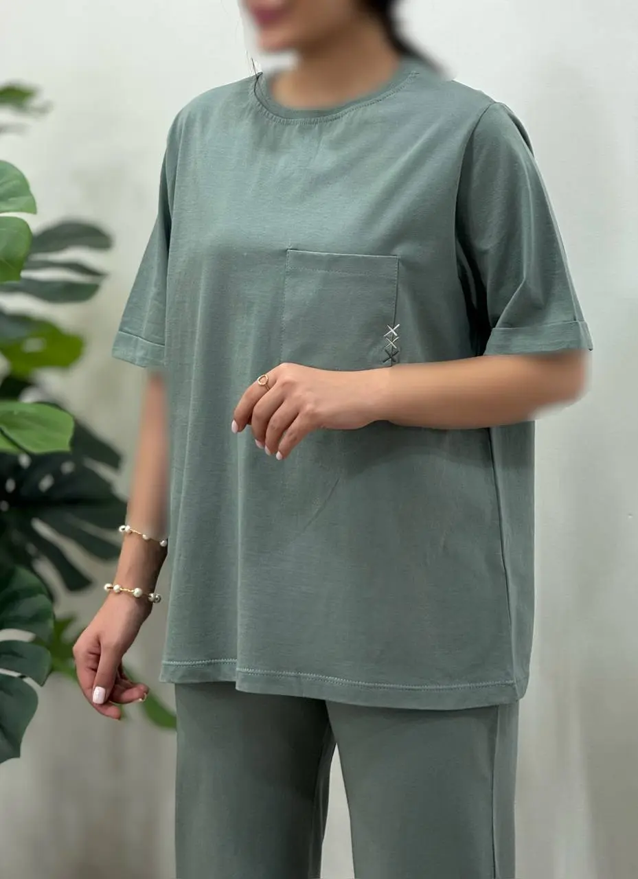 تیشرت زنانه گلدوزی هلن